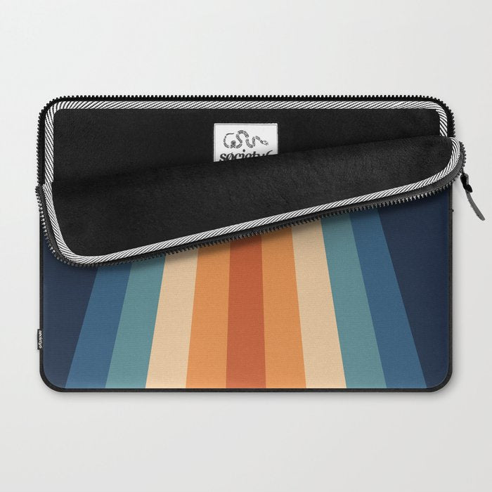 70's Retro Stripes Laptop Sleeve Gallery Image 2