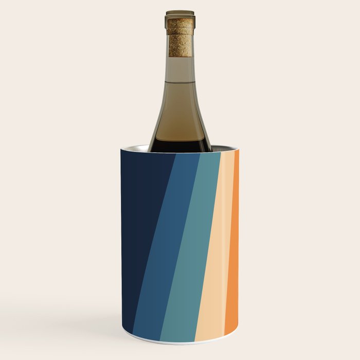 70's Retro Stripes Wine Chiller Gallery Image 2
