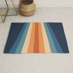 70's Retro Stripes Rug Gallery Image 1
