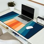 70's Retro Stripes Desk Mat Gallery Image 2