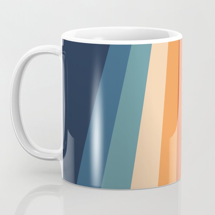 70's Retro Stripes Coffee Mug Gallery Image 3