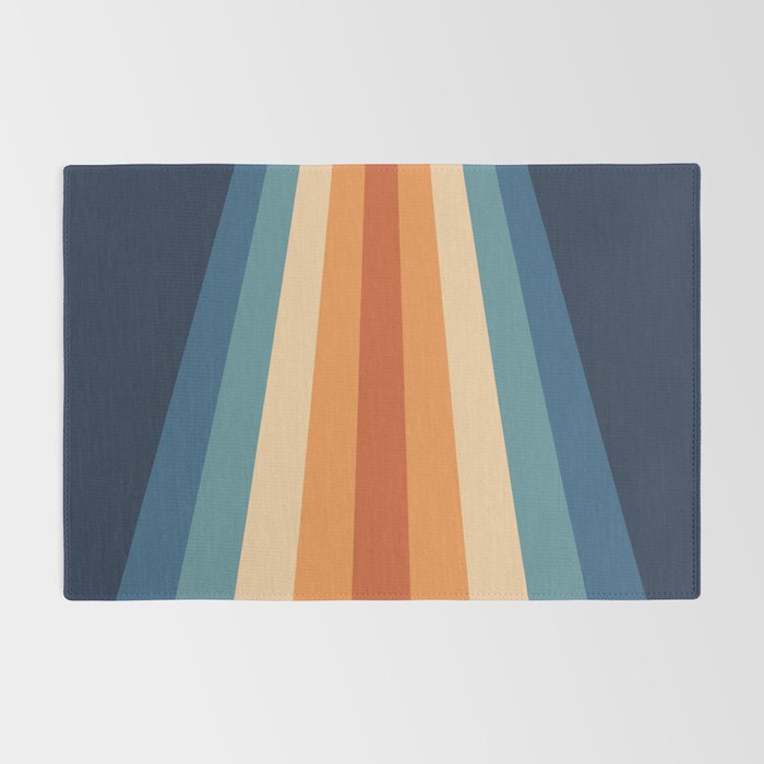 70's Retro Stripes Rug Gallery Image 2