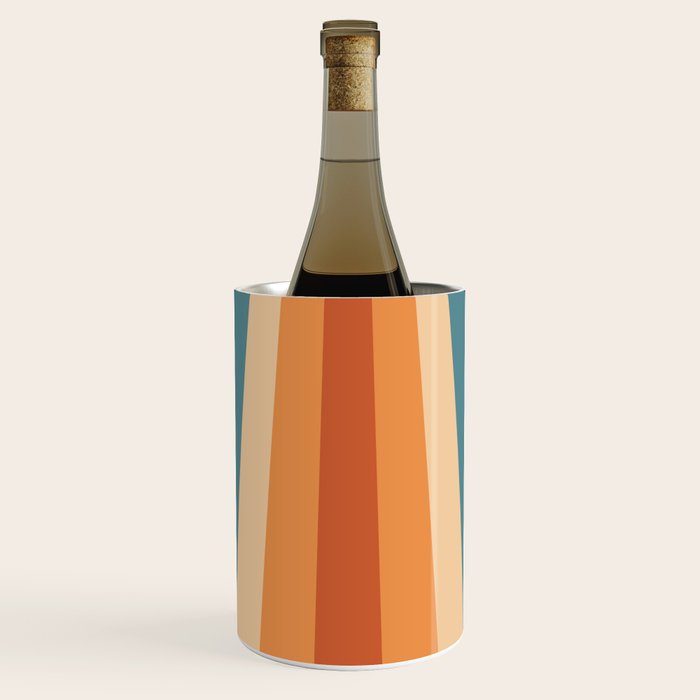 70's Retro Stripes Wine Chiller Gallery Image 1