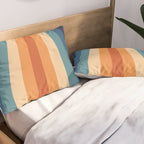 70's Retro Stripes Pillow Sham Gallery Image 2