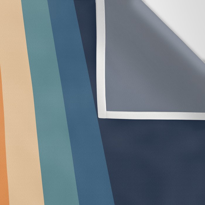 70's Retro Stripes Wall Tapestry Gallery Image 3
