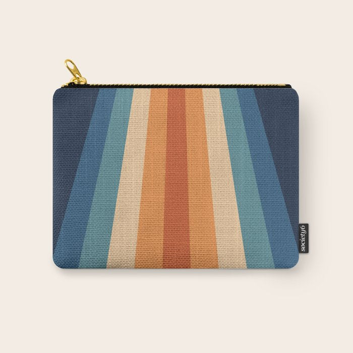 70's Retro Stripes Carry All Pouch Gallery Image 1