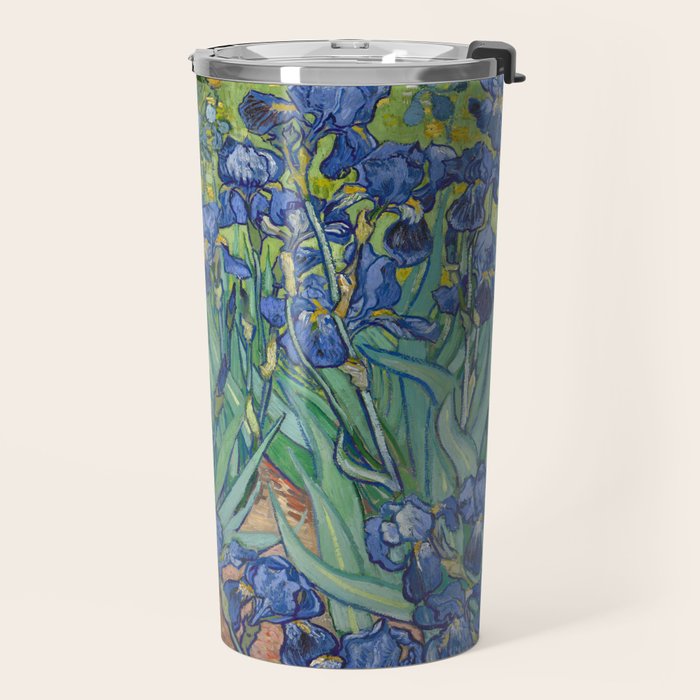 Irises, Vincent Van Gogh Travel Mug Gallery Image 2