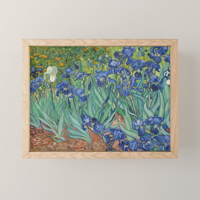 Irises, Vincent Van Gogh Mini Art Print Gallery Image 1