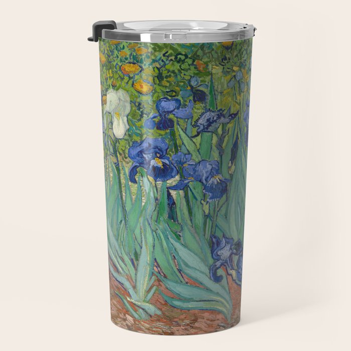 Irises, Vincent Van Gogh Travel Mug Gallery Image 3