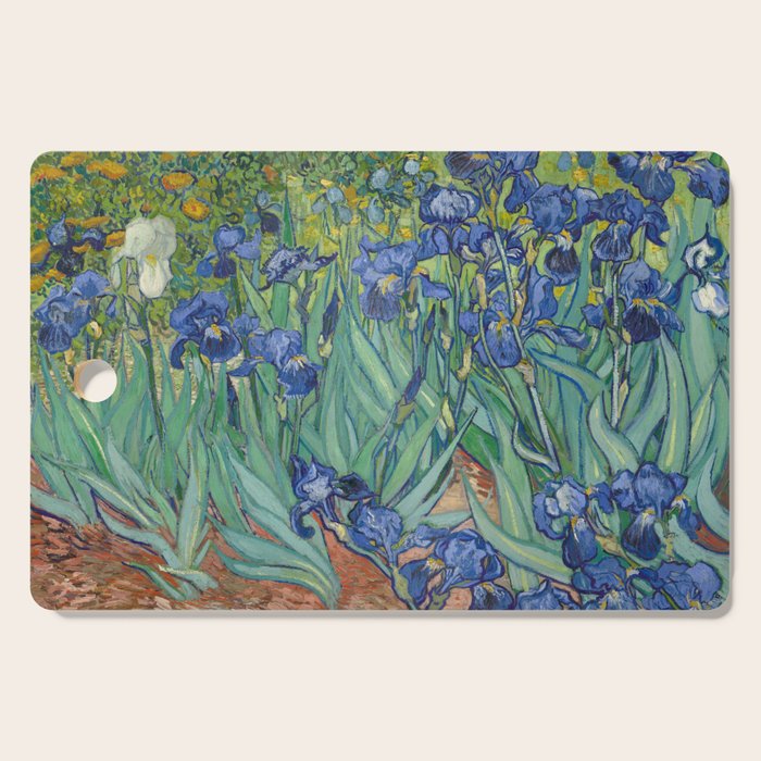 Irises, Vincent Van Gogh Cutting Board Gallery Image 1