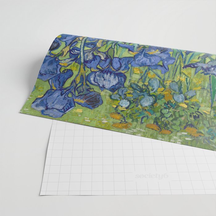 Irises, Vincent Van Gogh Wrapping Paper Gallery Image 2