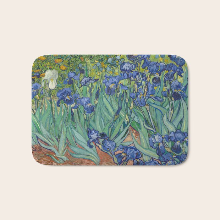 Irises, Vincent Van Gogh Bath Mat Gallery Image 1