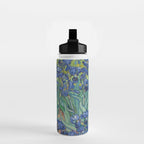Irises, Vincent Van Gogh Water Bottle Gallery Image 2