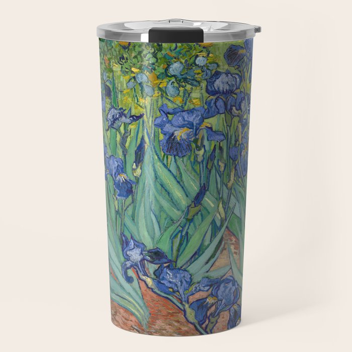Irises, Vincent Van Gogh Travel Mug Gallery Image 1