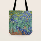 Irises, Vincent Van Gogh Tote Bag Gallery Image 1