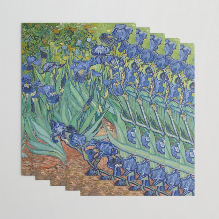 Irises, Vincent Van Gogh Wrapping Paper Gallery Image 3