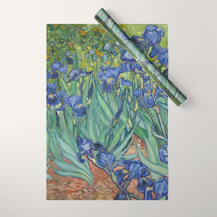 Irises, Vincent Van Gogh Wrapping Paper Gallery Image 1