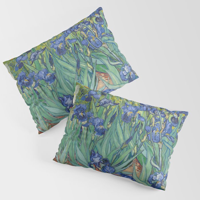 Irises, Vincent Van Gogh Pillow Sham Gallery Image 1