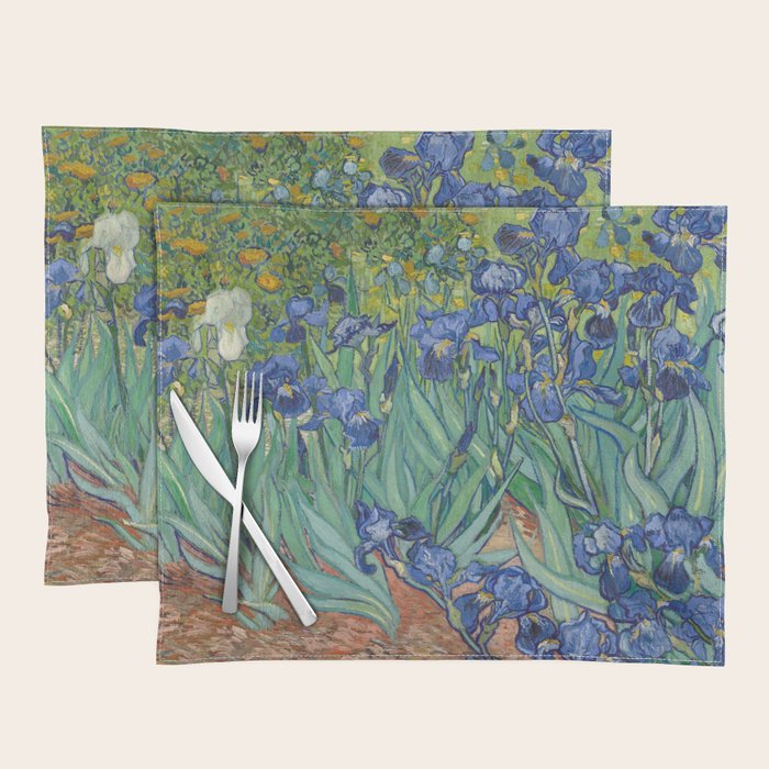Irises, Vincent Van Gogh Placemat Gallery Image 1