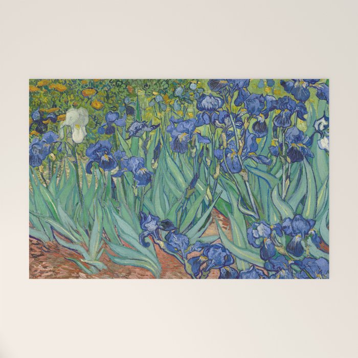 Irises, Vincent Van Gogh Welcome Mat Gallery Image 1