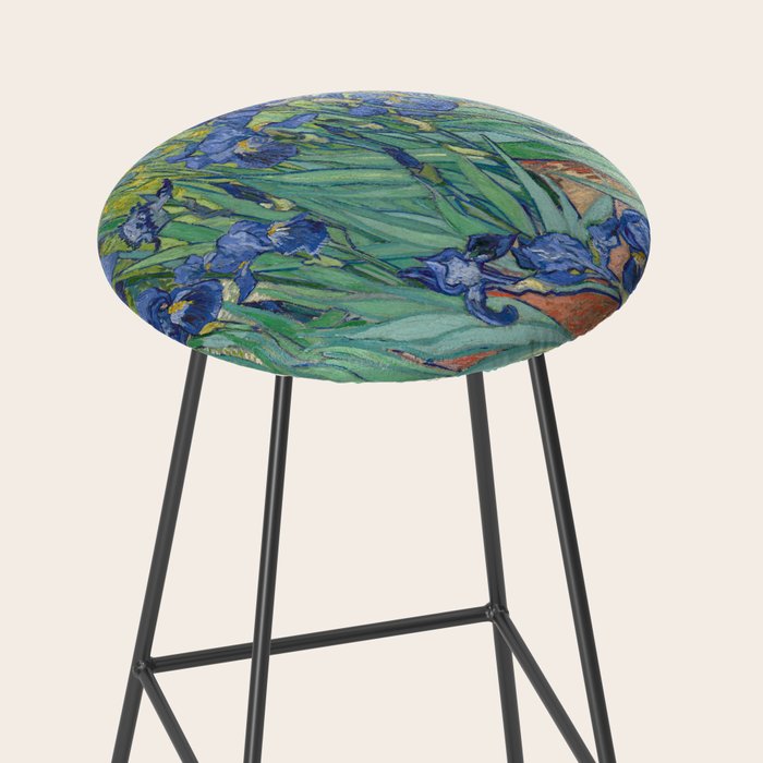 Irises, Vincent Van Gogh Stool Gallery Image 2
