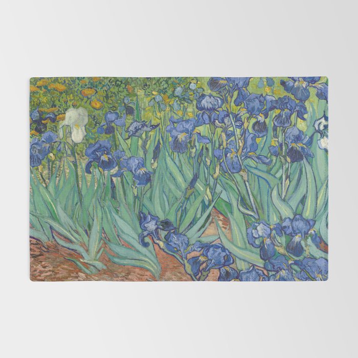 Irises, Vincent Van Gogh Rug Gallery Image 2