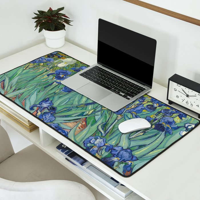 Irises, Vincent Van Gogh Desk Mat Gallery Image 2