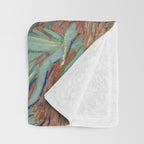 Irises, Vincent Van Gogh Throw Blanket Gallery Image 3
