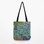 Irises, Vincent Van Gogh Tote Bag Gallery Image 2