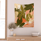 Jungle Abstract 22 Wall Tapestry Gallery Image 2