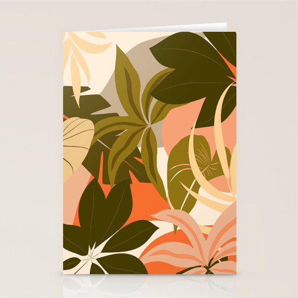 Jungle Abstract 22 Stationery Card Gallery Image 2