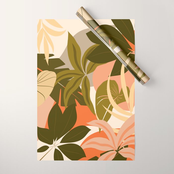 Jungle Abstract 22 Wrapping Paper Gallery Image 1