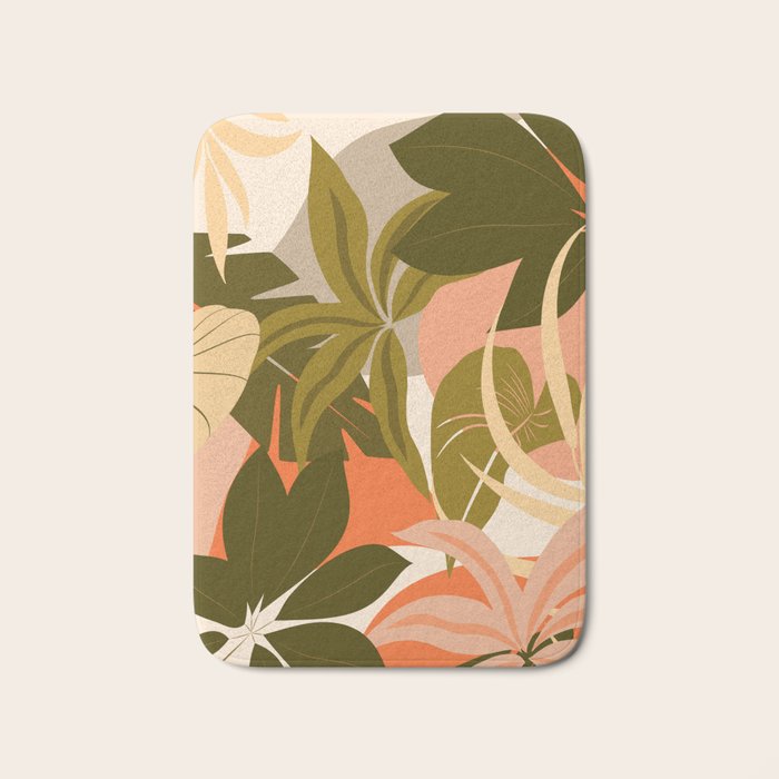 Jungle Abstract 22 Bath Mat Gallery Image 1
