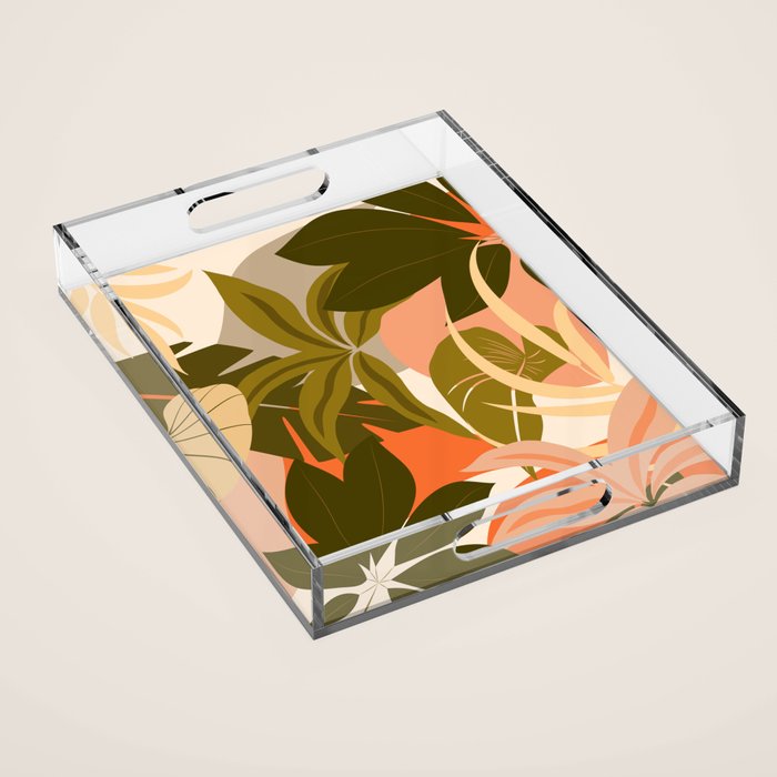 Jungle Abstract 22 Acrylic Tray Gallery Image 1