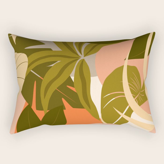 Jungle Abstract 22 Rectangular Pillow Gallery Image 2