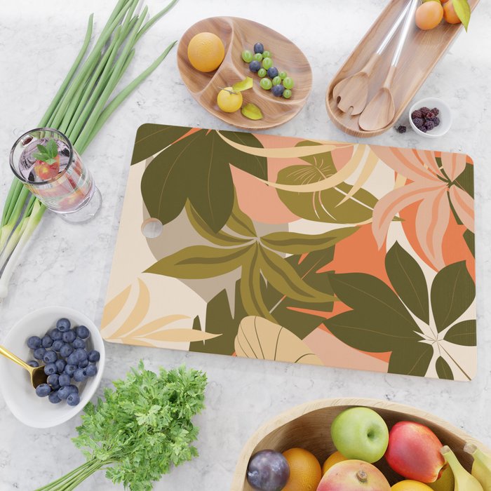 Jungle Abstract 22 Cutting Board Gallery Image 2