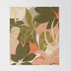 Jungle Abstract 22 Throw Blanket Gallery Image 2
