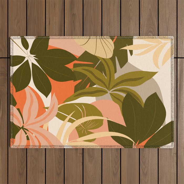 Jungle Abstract 22 Outdoor Rug Gallery Image 1