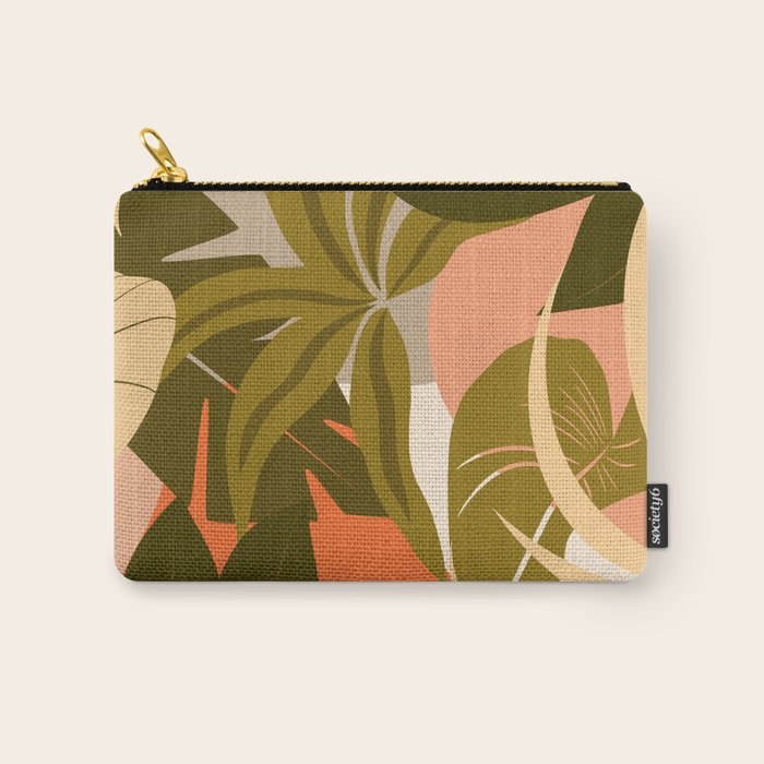 Jungle Abstract 22 Carry All Pouch Gallery Image 1