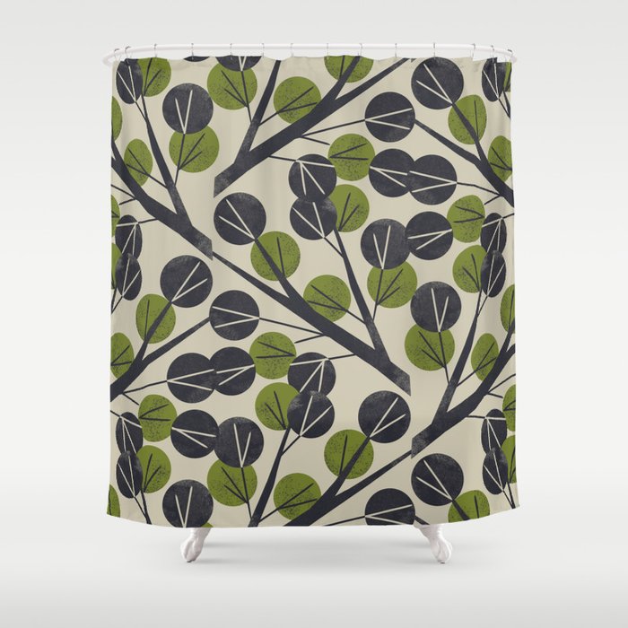 Minimal Branch Shower Curtain Gallery Image 1