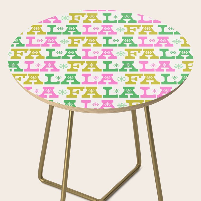 Fa La La- Pink & Green Side Table Gallery Image 2