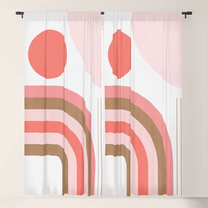 Minimal Geometric Abstraction 89 Window Curtain Gallery Image 5