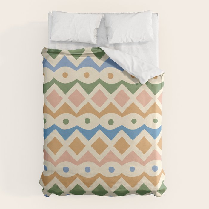 Simple Hand-cut Pattern #3 Duvet Cover Gallery Image 6