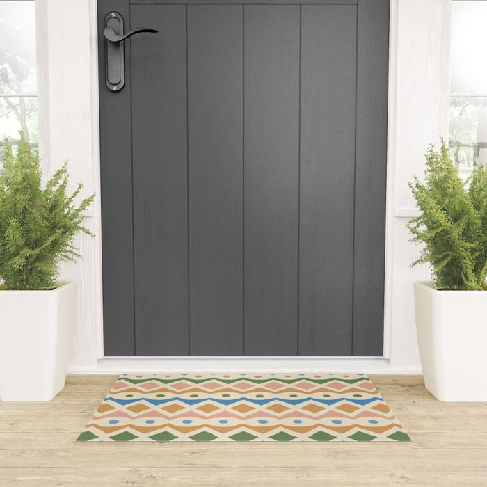 Simple Hand-cut Pattern #3 Welcome Mat Gallery Image 3