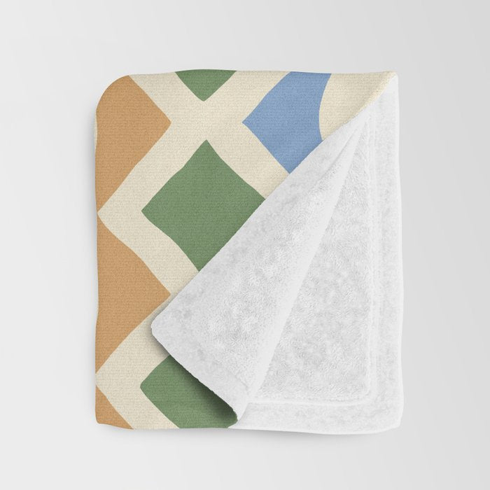 Simple Hand-cut Pattern #3 Throw Blanket Gallery Image 3