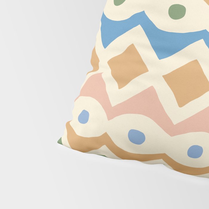 Simple Hand-cut Pattern #3 Pillow Sham Gallery Image 4