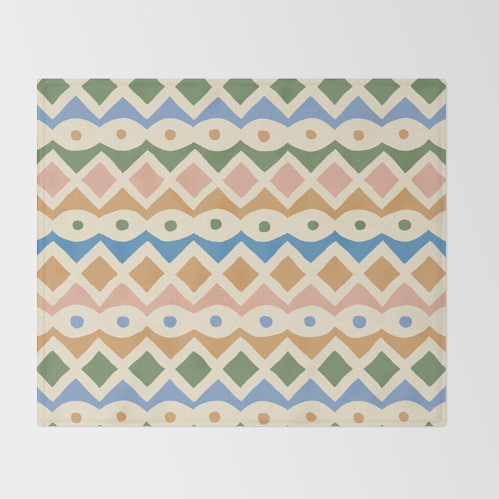 Simple Hand-cut Pattern #3 Throw Blanket Gallery Image 2