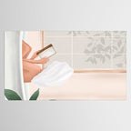 Reading Girl in Bathtub Tablecloth Gallery Image 2