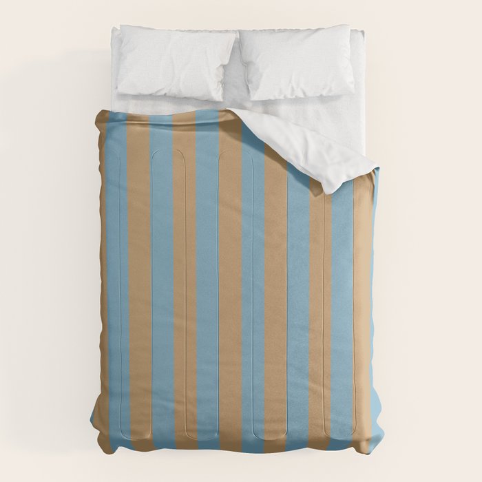 Sky Blue Taffy Stripes Comforter Gallery Image 6