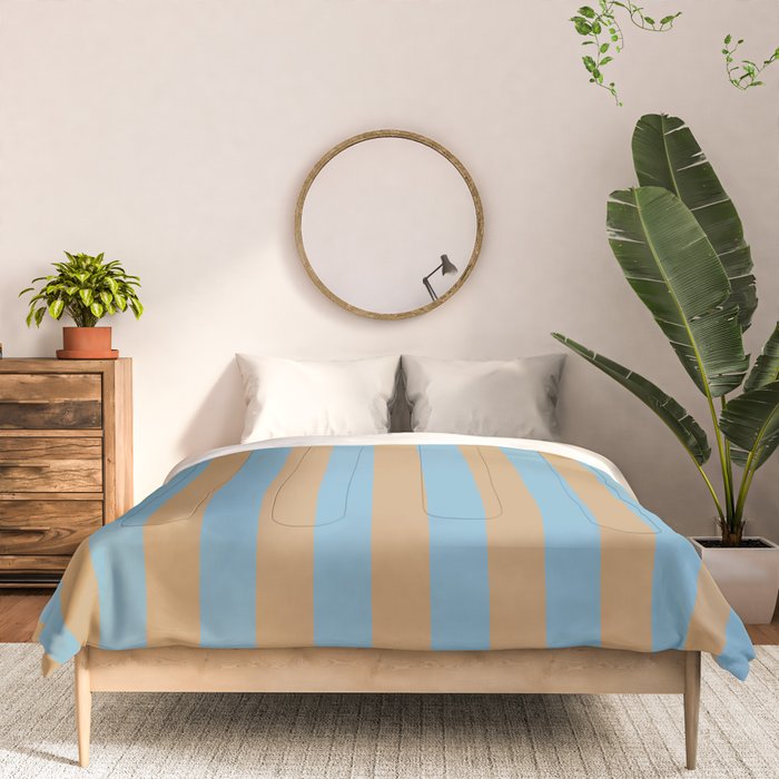 Sky Blue Taffy Stripes Comforter Gallery Image 3